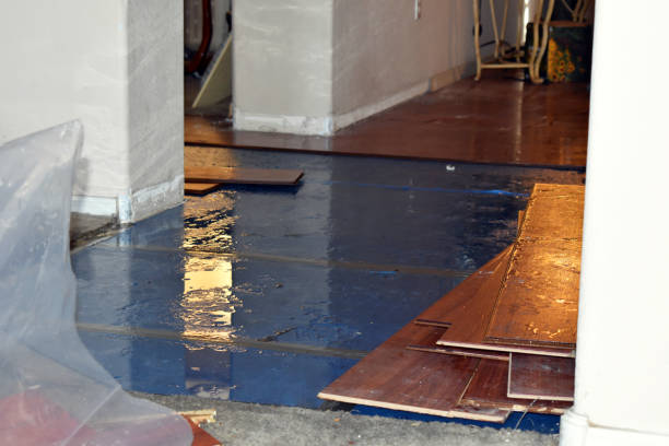 Professional Flood Damage Restoration technician working in Hanover, NH